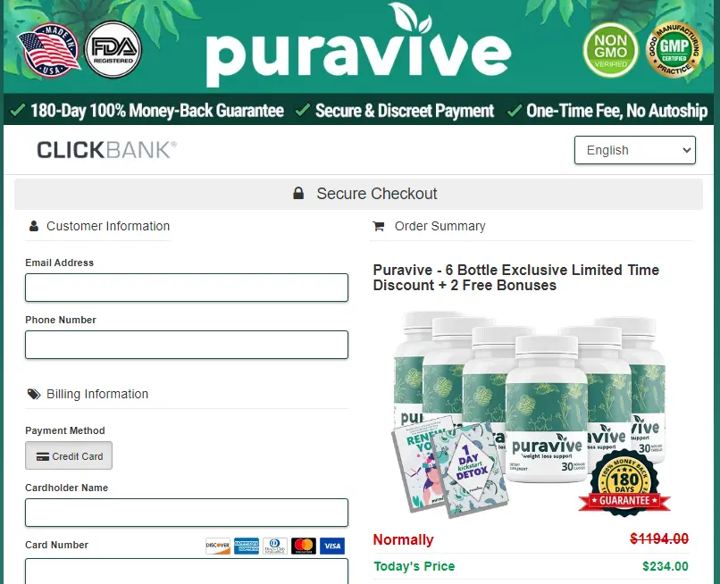 Puravive order